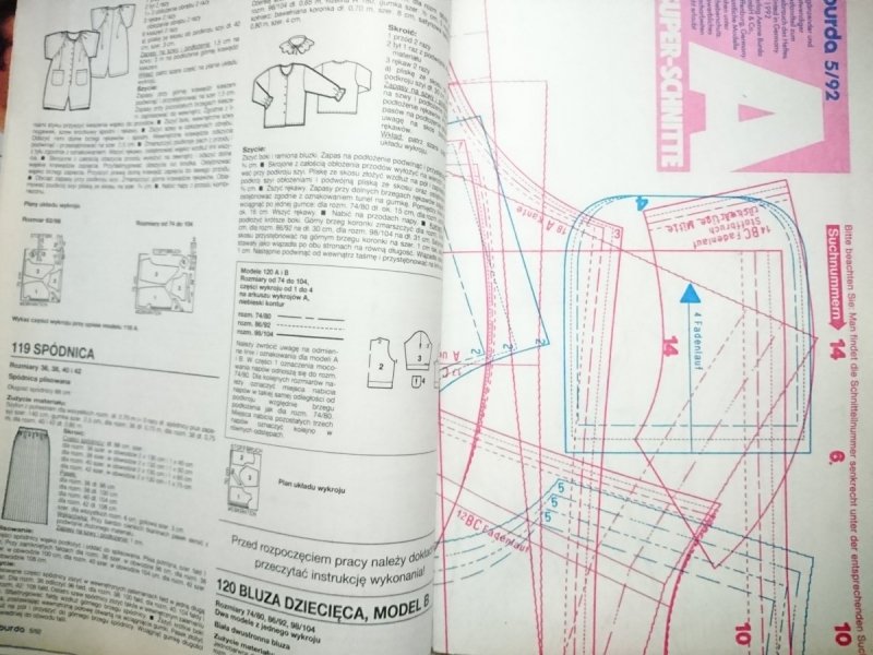 BURDA NR 5 MAJ'92