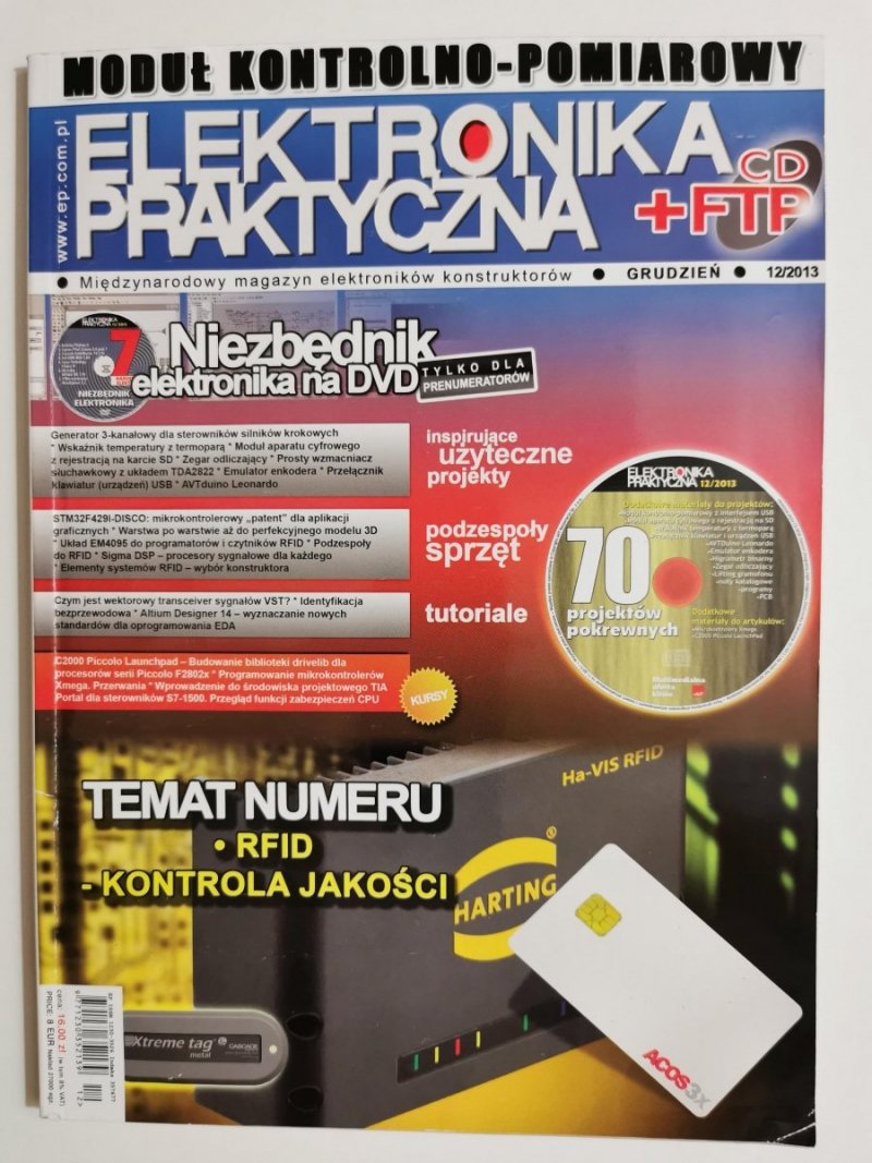 ELEKTRONIKA PRAKTYCZNA GRUDZIEŃ 12/2013 Z PŁYTĄ CD
