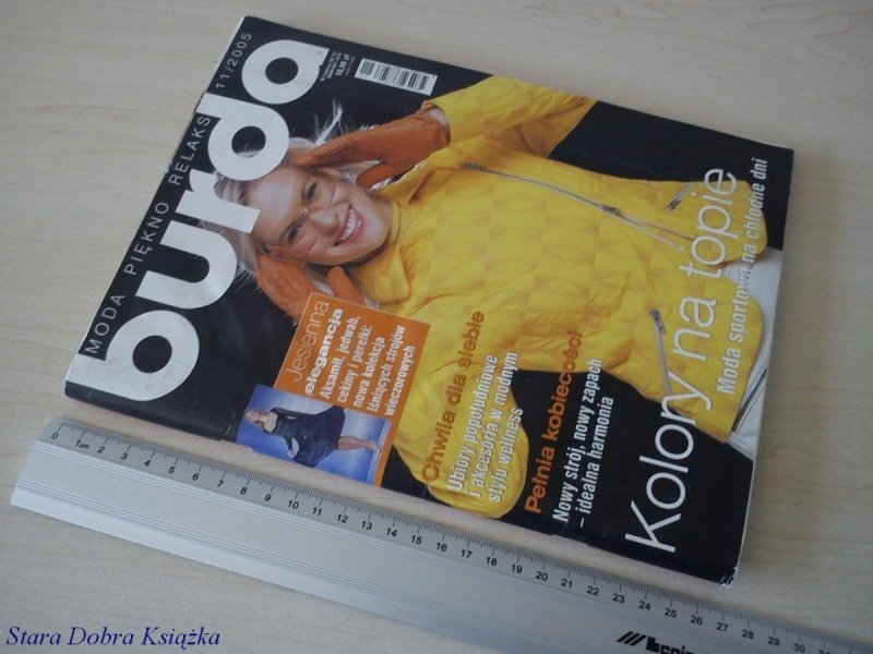 BURDA 11/2005 KOLORY NA TOPIE