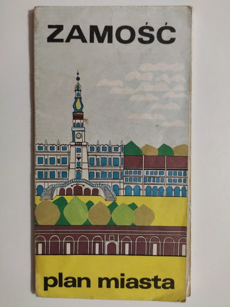 ZAMOŚĆ PLAN MIASTA 1980
