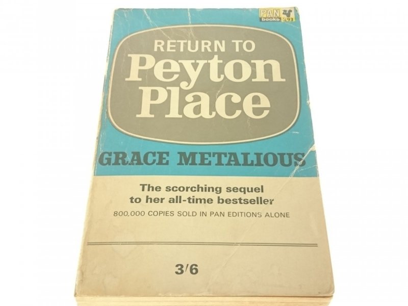 RETURN TO PEYTON PLACE - Grace Metalious