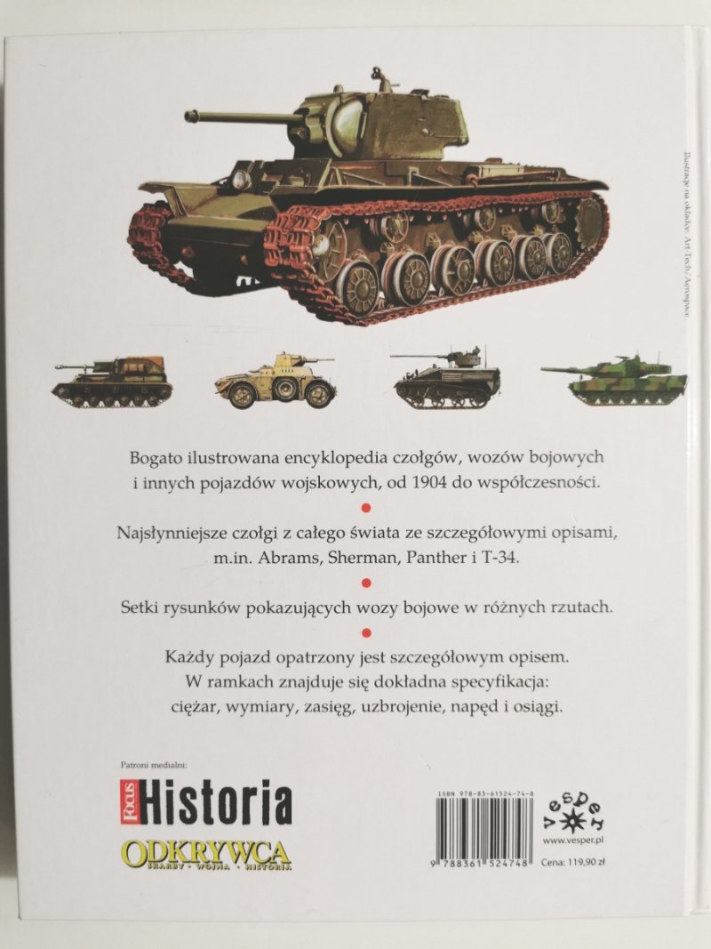 ILUSTROWANA ENCYKLOPEDIA. CZOŁGI I POJAZDY BOJOWE - tł. Jarosław Kotarski