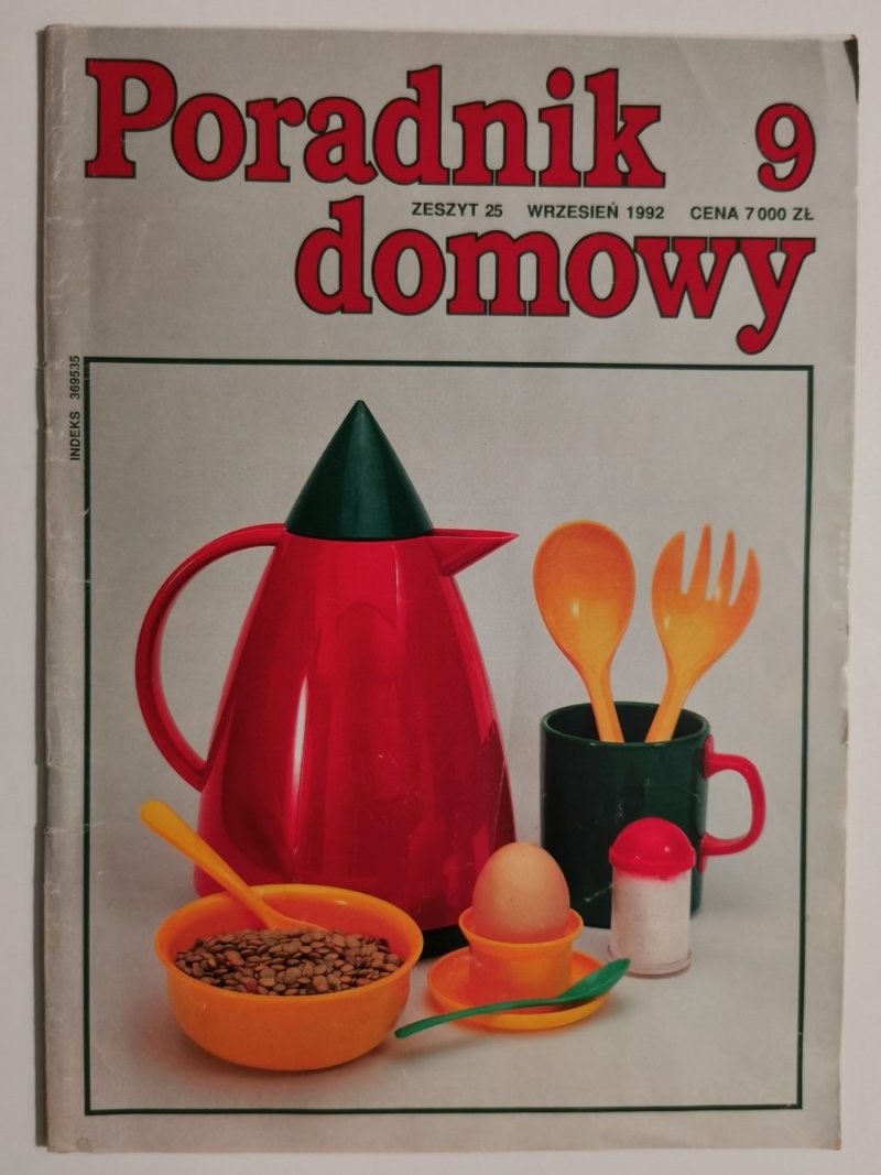 PORADNIK DOMOWY 9 ZESZYT 25 WRZESIEŃ 1992