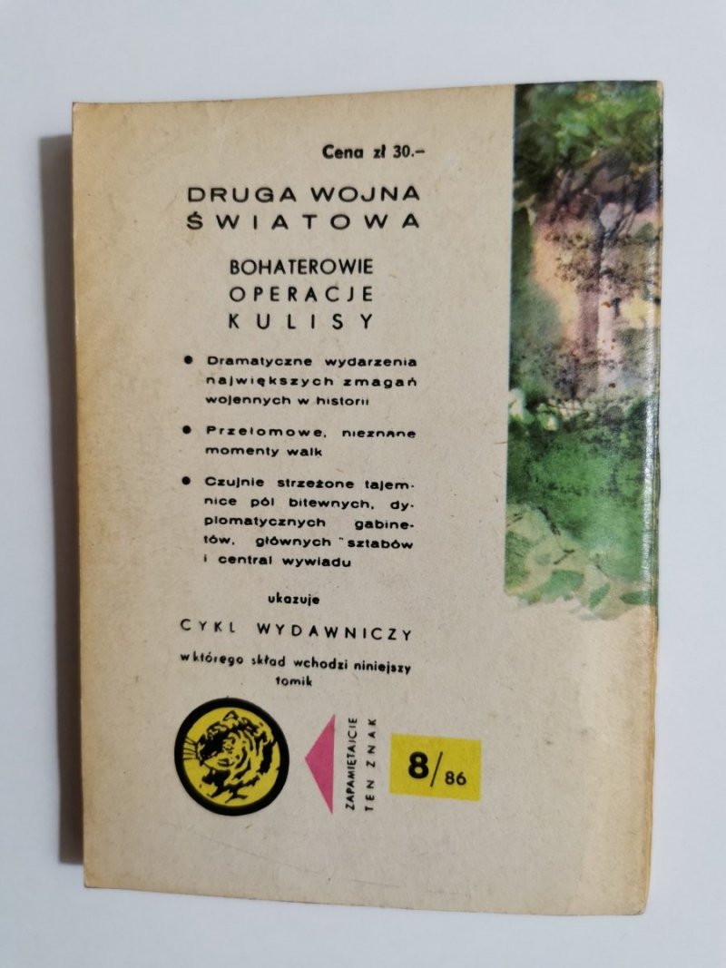 ŻÓŁTY TYGRYS: SMUGI OGNIA - Eugeniusz Walczuk 1986