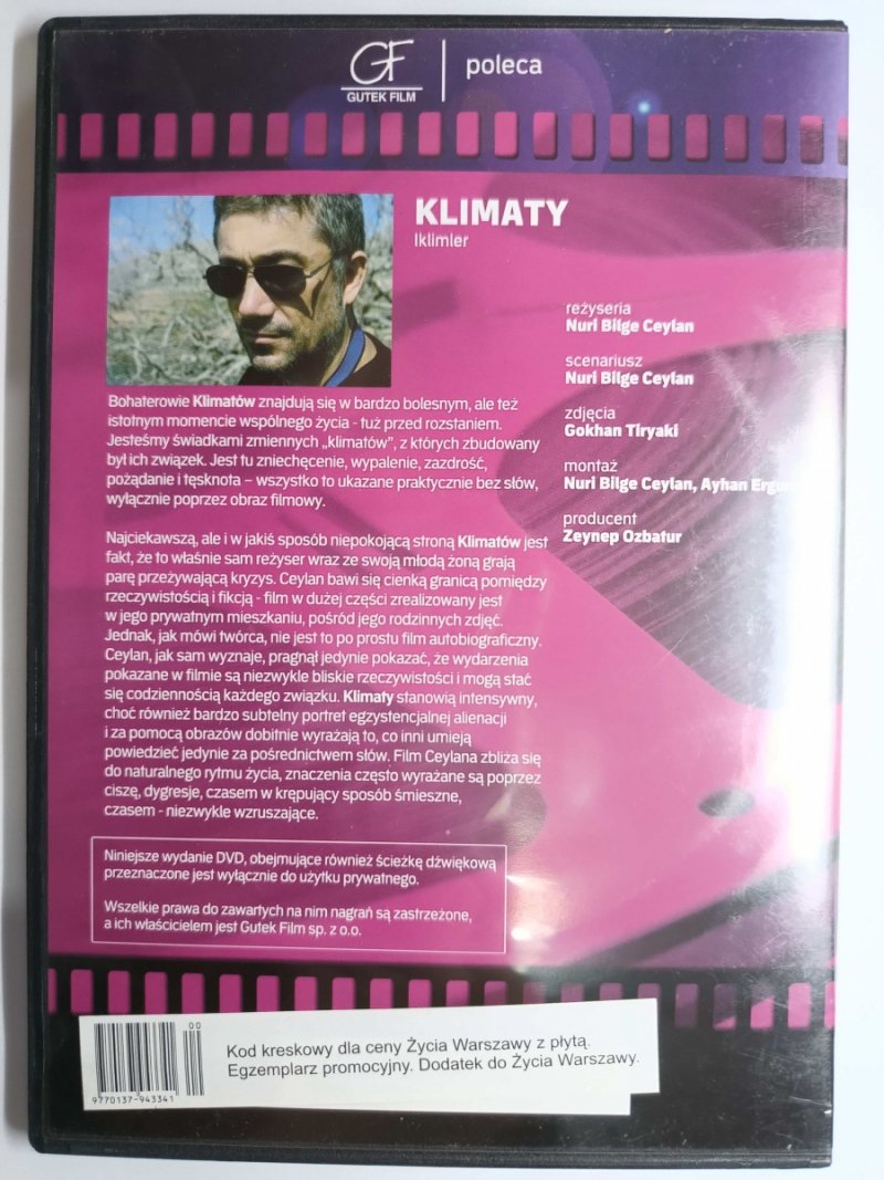 DVD. KLIMATY – N. B. CEYLAN