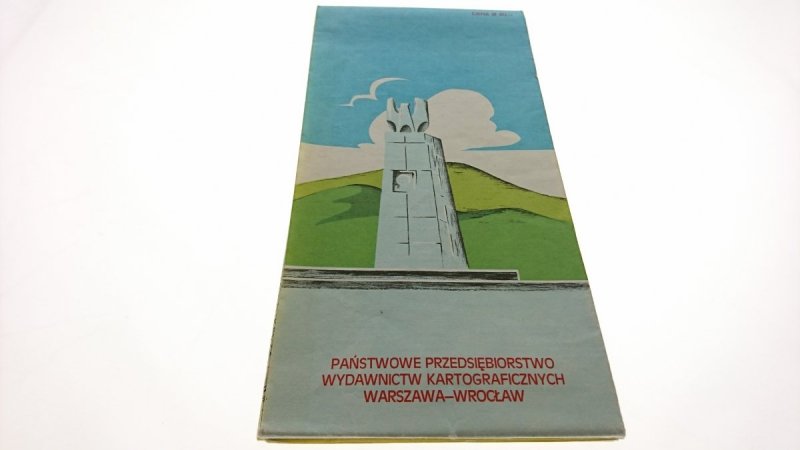 BIESZCZADY. MAPA TURYSTYCZNA 1984