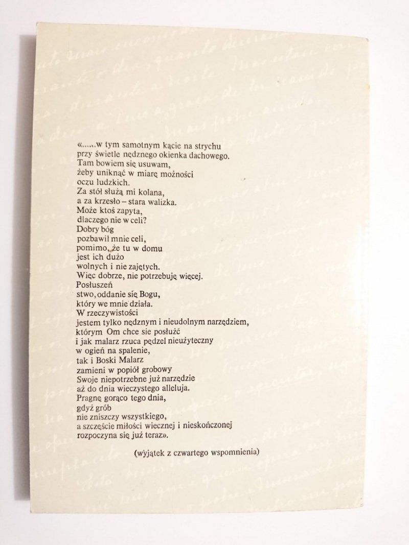 SIOSTRA ŁUCJA MÓWI O FATIMIE 1989