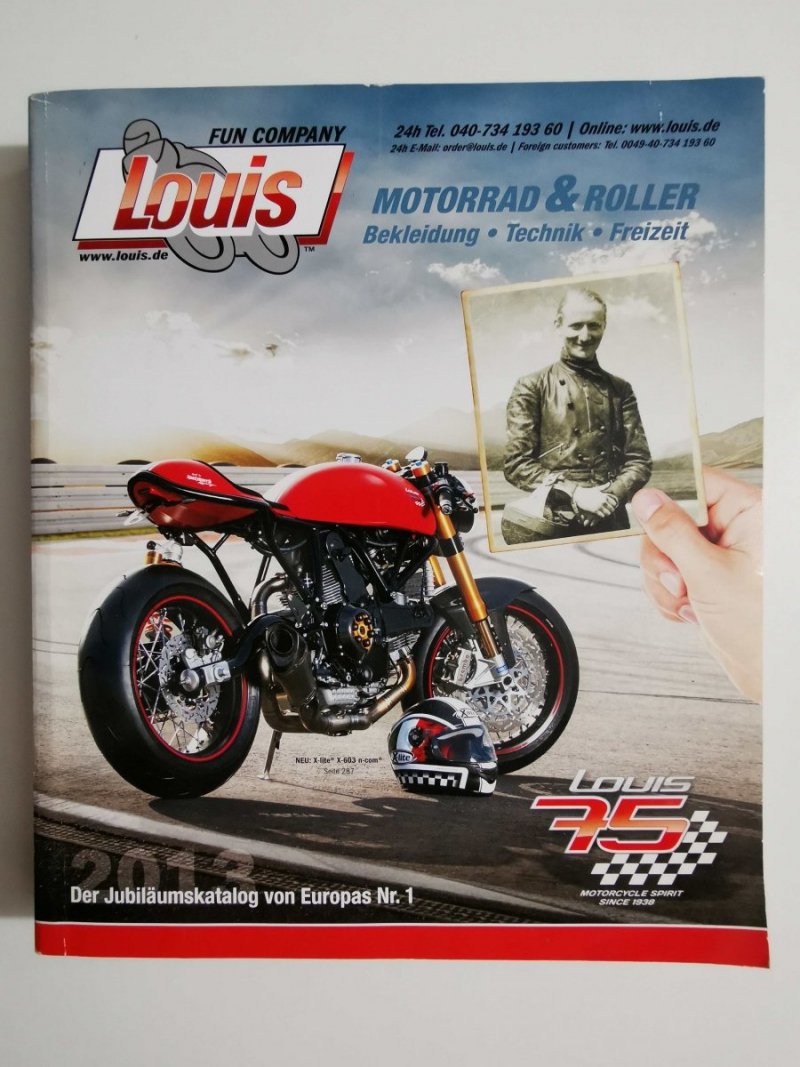 Katalog artykułów motocyklowych Louis 2013