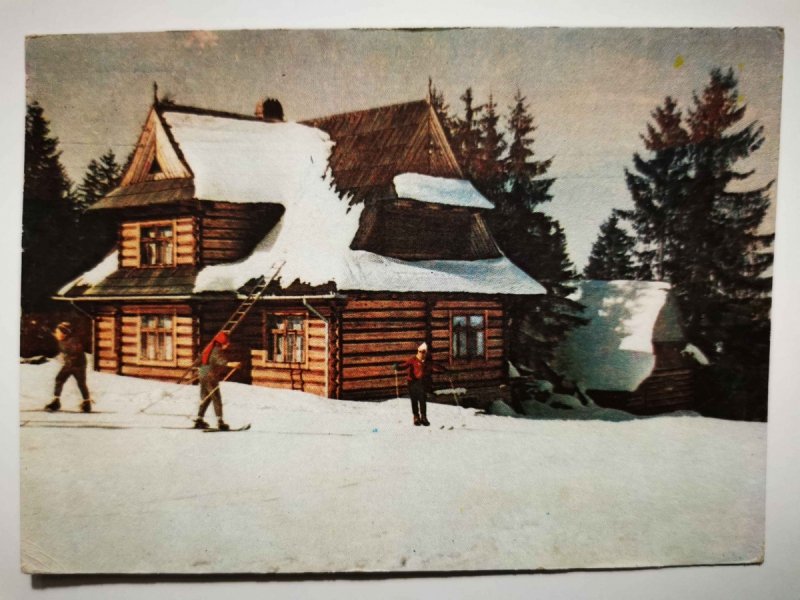 ZAKOPANE. CHATA GÓRALSKA NA STOKACH GUBAŁÓWKI