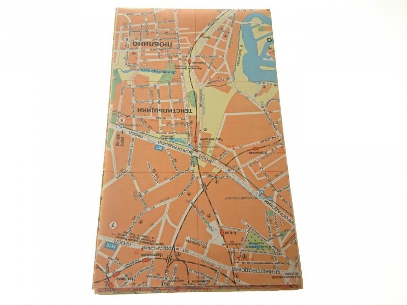 MOSKWA 1980 MAPA