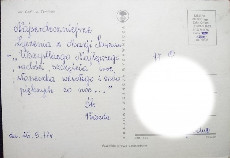 NAJLEPSZE ŻYCZENIA FOT. J. TYMIŃSKI