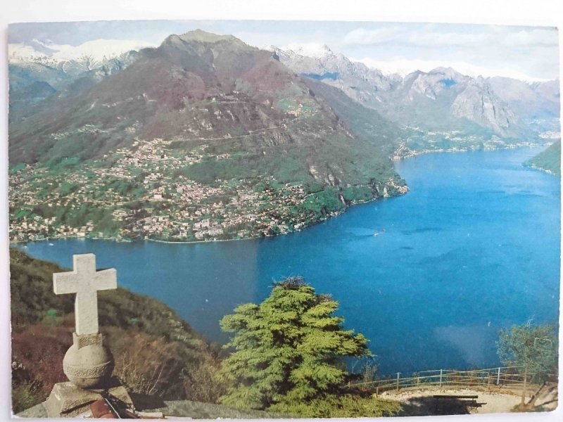 SCHWEIZ. LUGANO – PANORAMABLICK, LUGANER SEE