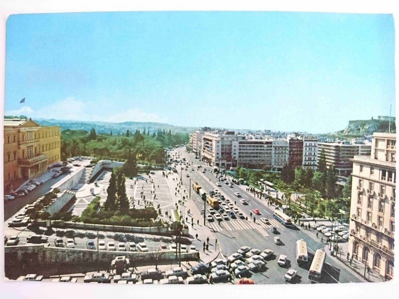 ATHENS. THE PARLIAMENT AND THE CENTER OF THE CITY
