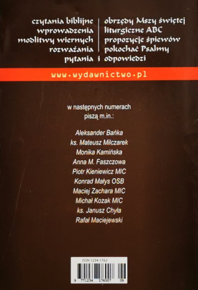 OREMUS. TEKSTY LITURGII MSZY ŚWIĘTEJ WRZESIEŃ 2021