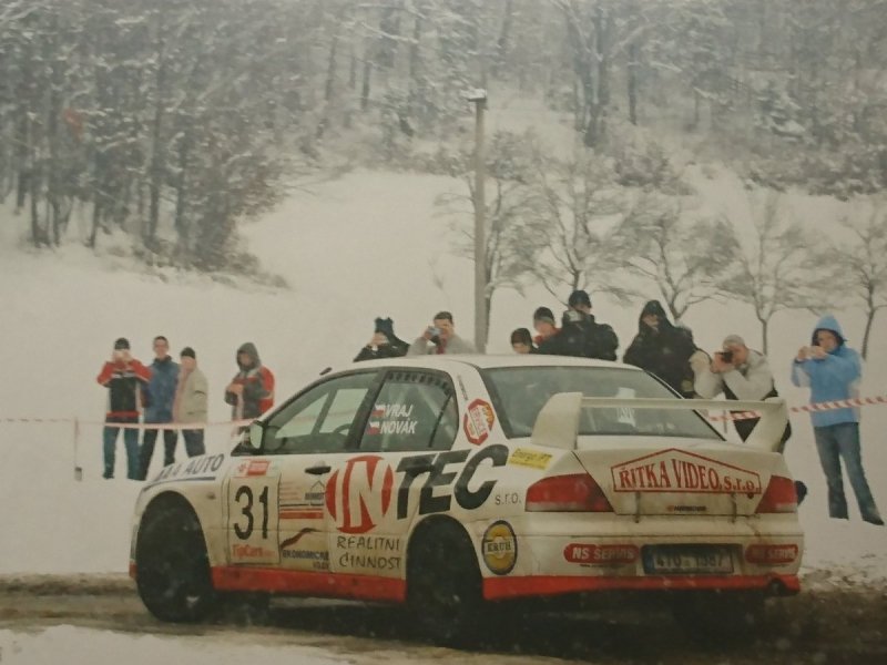 RAJD WRC 2005 ZDJĘCIE NUMER #092 MITSUBISHI LANCER