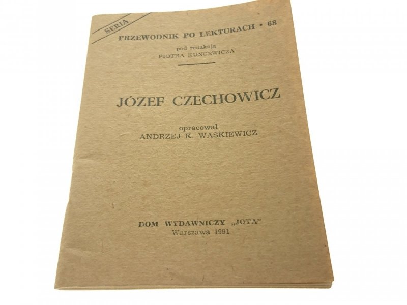 JÓZEF CZECHOWICZ - Andrzej K. Waśkiewicz (1991)