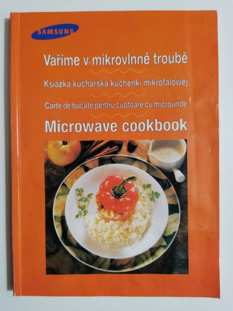 KSIĄŻKA KUCHARSKA KUCHENKI MIKROFALOWEJ W KILKU JĘZYKACH 1996
