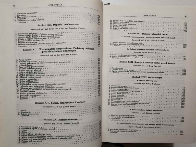 PORADNIK INŻYNIERA MECHNIKA TOM 1 ZAGADNIENIA OGÓLNOTECHNICZNE 1968