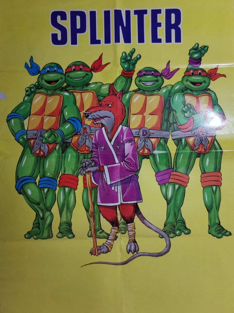 TURTLES KOMIKS-PLAKAT NR 8/92
