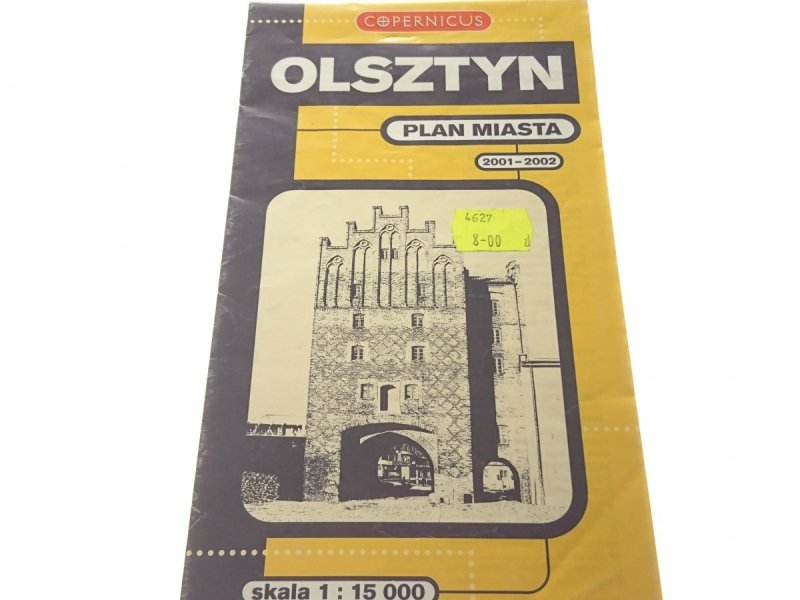 OLSZTYN. PLAN MIASTA 2001-2002 