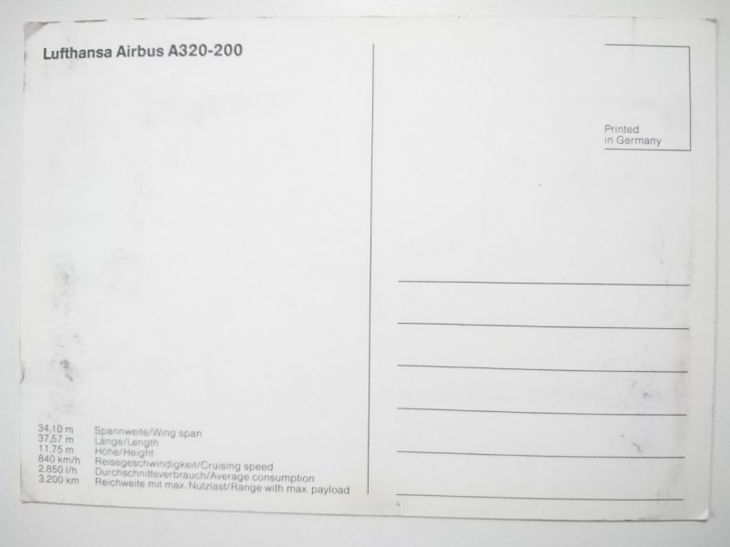 LUFTHANSA AIRBUS A320-200