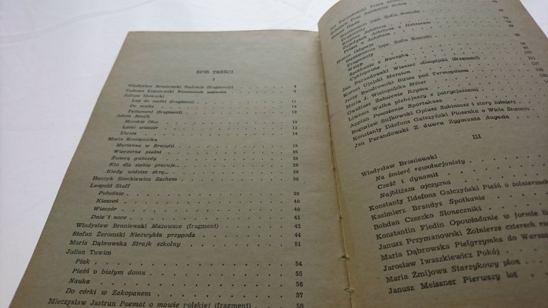 WYPISY DLA KLASY VIII - P. Bagiński 1963