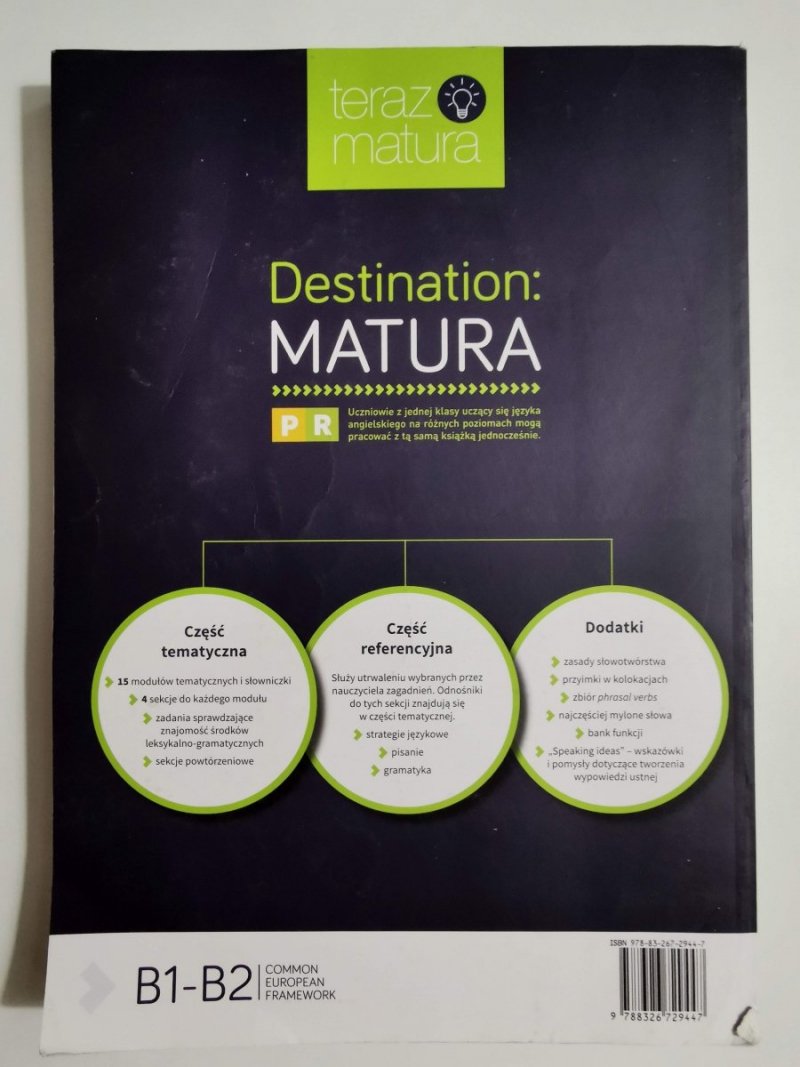DESTINATION MATURA. REPETYTORIUM POZIOM PODSTAWOWY I ROZSZERZONY 2017