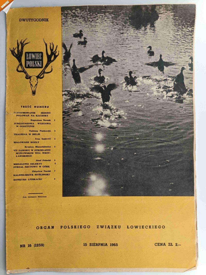 ŁOWIEC POLSKI NR 16/1965
