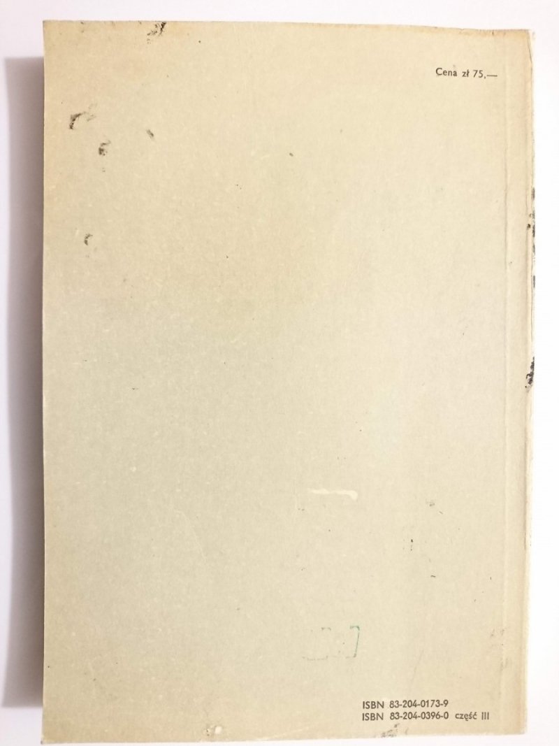 MATEMATYKA CZĘŚĆ III - Tadeusz Trajdos 1981