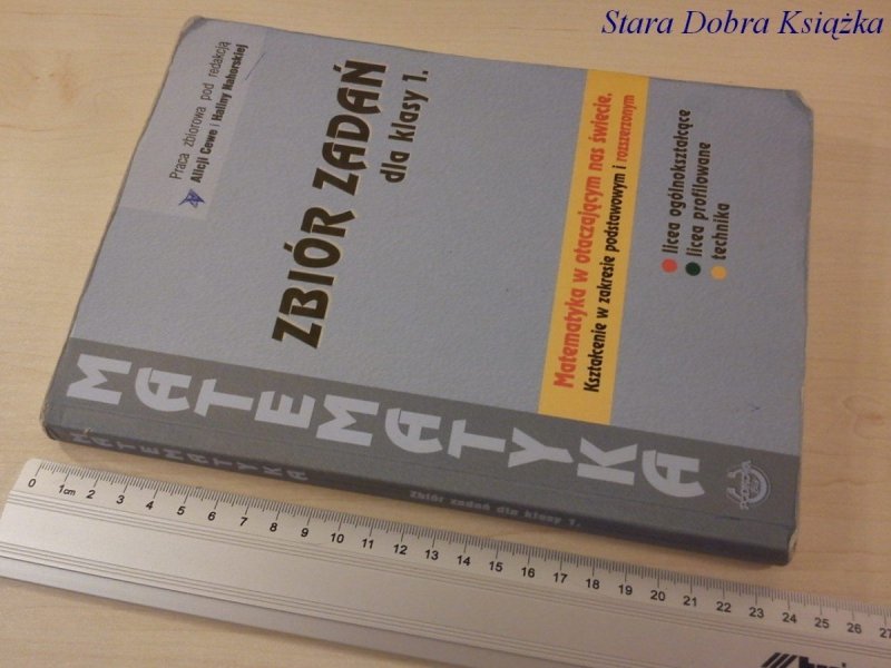 MATEMATYKA ZBIÓR ZADAŃ DLA KLASY 1 2006