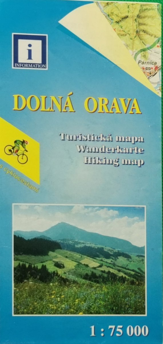 DOLNA ORAVA SKALA 1:75 000