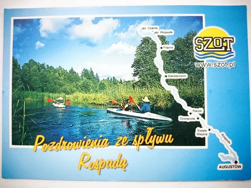 POZDROWIENIA ZE SPŁYWU ROSPUDĄ