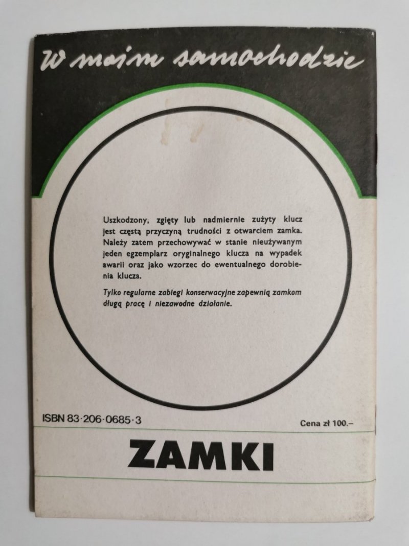 W MOIM SAMOCHODZIE. ZAMKI - Aleksander Dąbrowski 1987