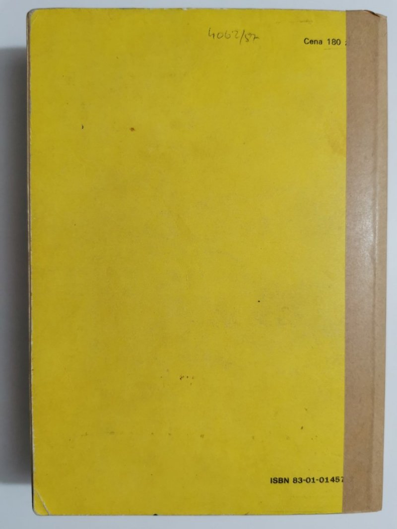 OBLICZENIA CHEMICZNE. ZBIÓR ZADAŃ Z CHEMII OGÓLNEJ I ANALITYCZNEJ NIEORGANICZNEJ 1982