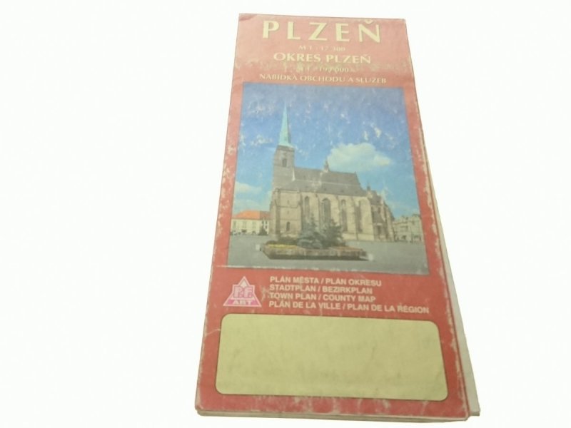 PLZEŃ 1: 17 300 000 OKRES PLZEŃ. TOWN PLAN