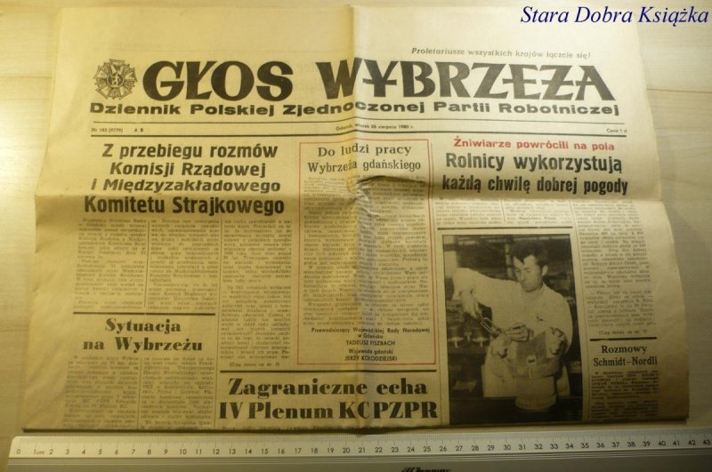 GŁOS WYBRZEŻA NR 185 GDAŃSK. 26 SIERPNIA 1980