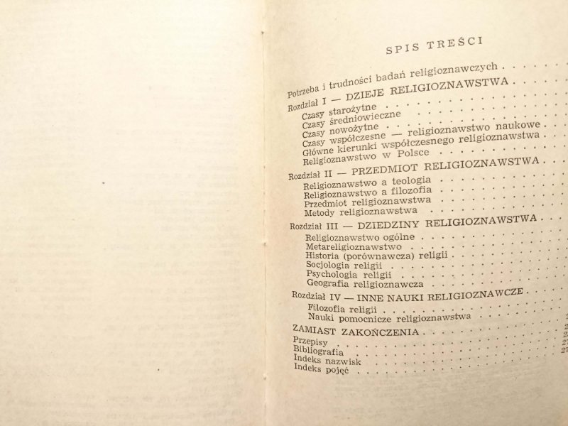WSTĘP DO RELIGIOZNAWSTWA - Z. Poniatowski 1961