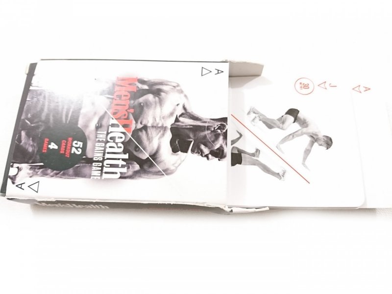 MEN'S HEALTH THE GAINS GAME. WORKOUT CARDS KOMPLET