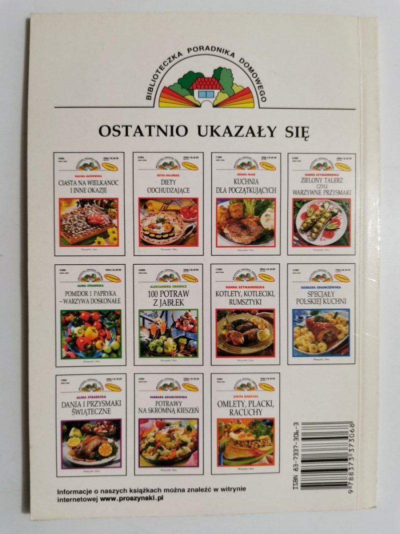 NALEŚNIKI, PIEROGI, KROKIETY - Hanna Szymanderska 2003