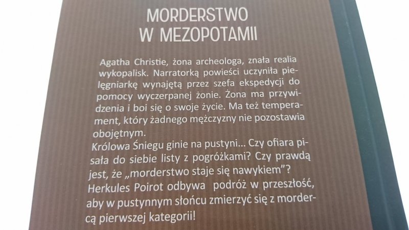 MORDERSTWO W MEZOPOTAMII - Agatha Christie 2015