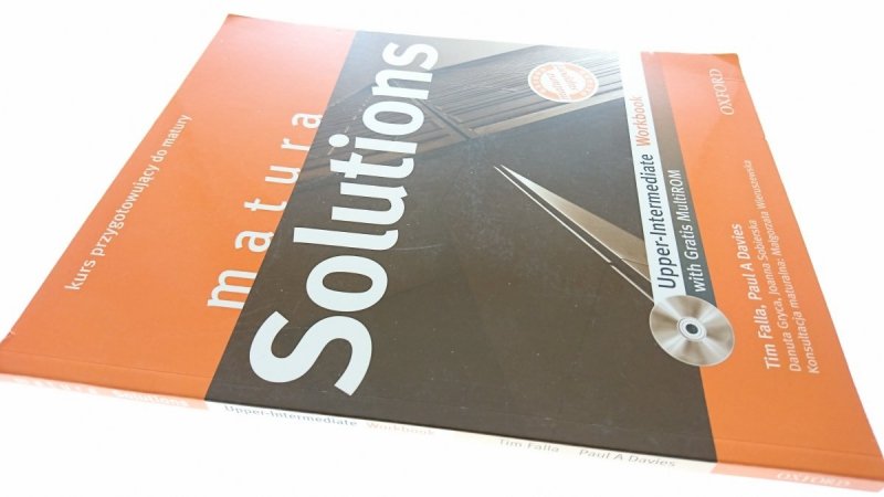 MATURA SOLUTIONS. UPPER-INTERMEDIATE WORKBOOK + CD