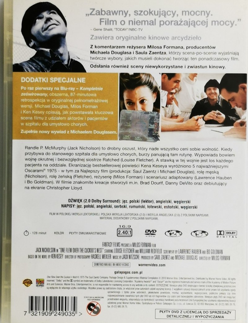 DVD. LOT NAD KUKUŁCZYM GNIAZDEM  