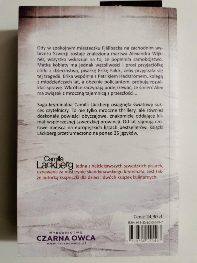 KSIĘŻNICZKA Z LODU - Camilla Lackberg 