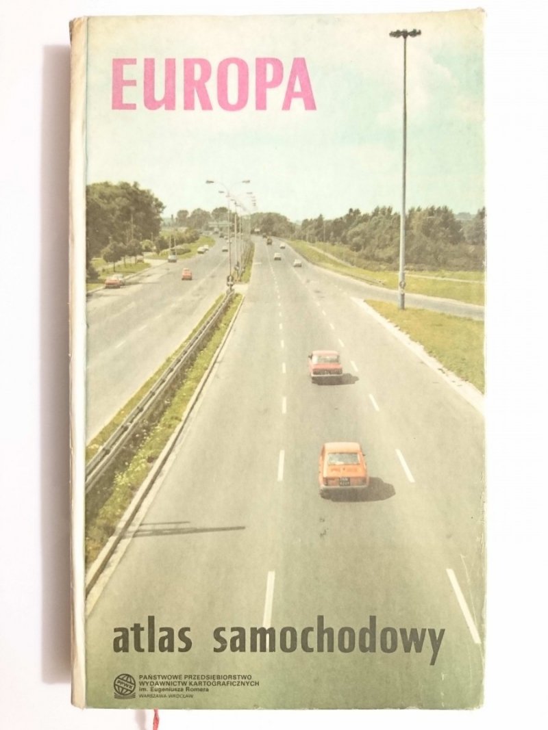 EUROPA. ATLAS SAMOCHODOWY - red. Teresa Zakrzewska 1987
