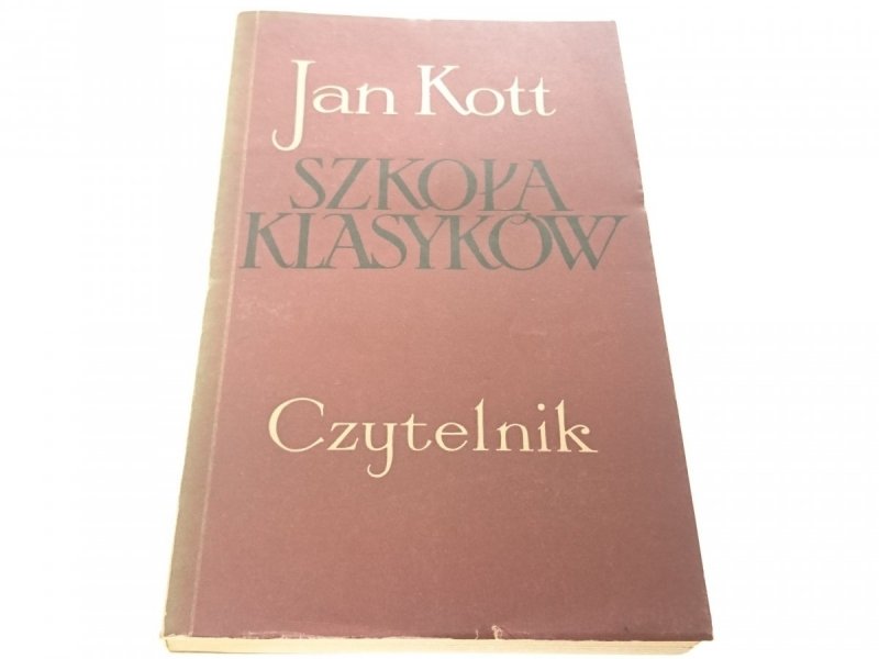 SZKOŁA KLASYKÓW - Jan Kott 1955