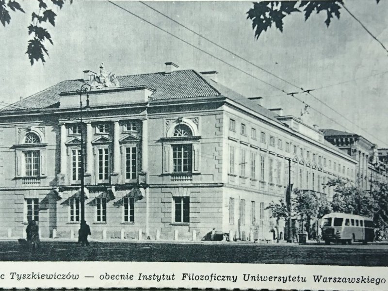 DAWNY PAŁAC TYSZKIEWICZÓW - OBECNIE INSTYTUT