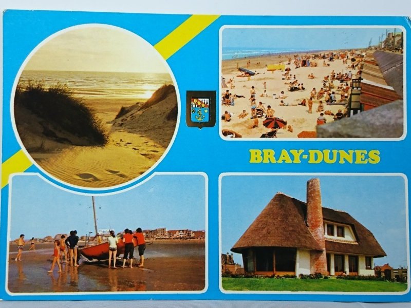 BRAY-DUNNES. LES DUNES, LA PLAGE ET UNE JOLIE