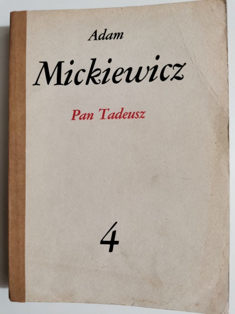 PAN TADEUSZ - Adam Mickiewicz 1982
