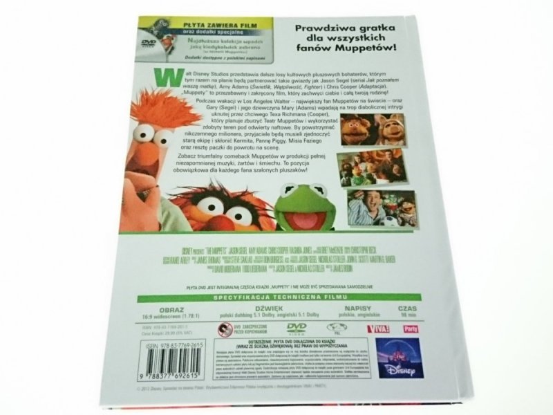 MUPPETY. KSIĄŻKA I FILM NA DVD
