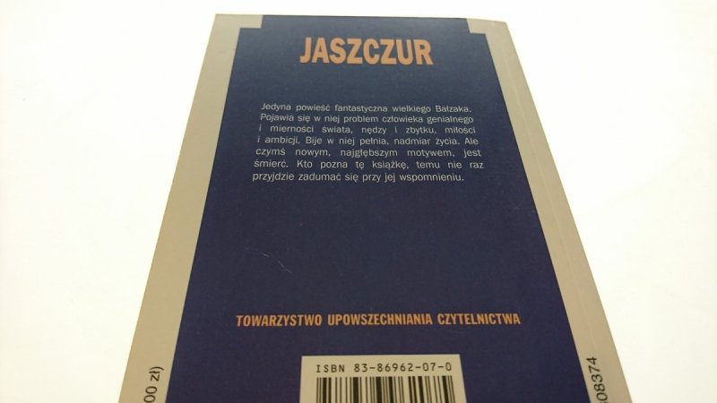 JASZCZUR - Honore de Balzac 1996